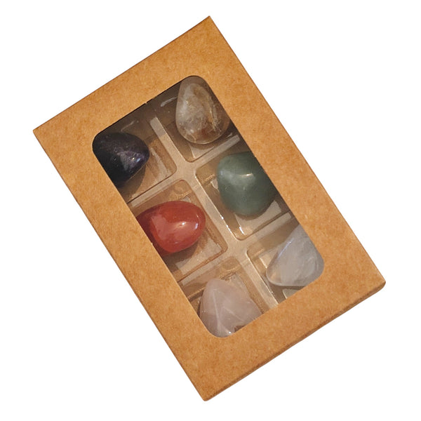 Childrens Beginners Crystal Selection Box UK - Gifts for Kids - Beginners Gemstones - Childrens Gifts