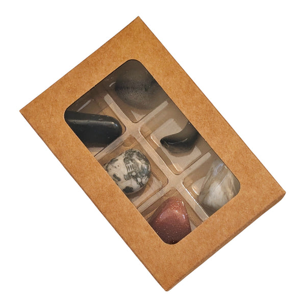 Childrens Crystal Selection Box UK - Unique Selection  - Gifts for Kids - Beginners Gemstones - Childrens Gifts