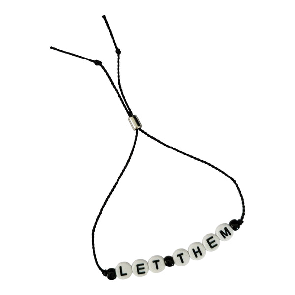 Let Them Affirmation Bracelet - Self Empowerment Bracelet - Affirmation Jewellery - Let Them Theory