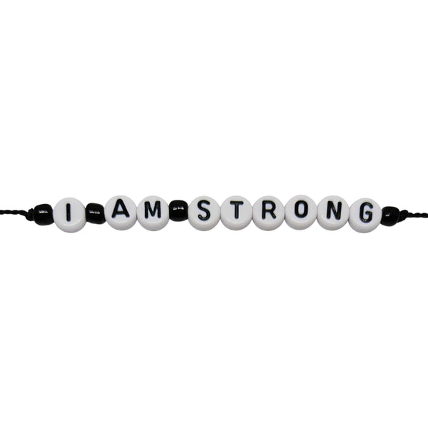 I Am Strong Affirmation Bracelet - Strength Bracelet - Affirmation Jewellery - Positive Affirmations