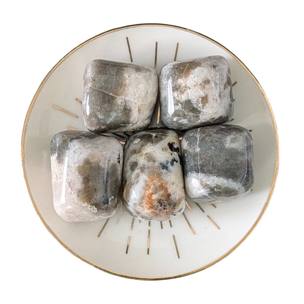 Polarity Moonstone Crystal Tumblestone UK - Rare Crystals - Healing Gemstones - Balancing Crystal - Scorpio Gemstone