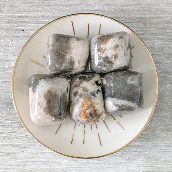 Polarity Moonstone Crystal Tumblestone UK - Rare Crystals - Healing Gemstones - Balancing Crystal - Scorpio Gemstone