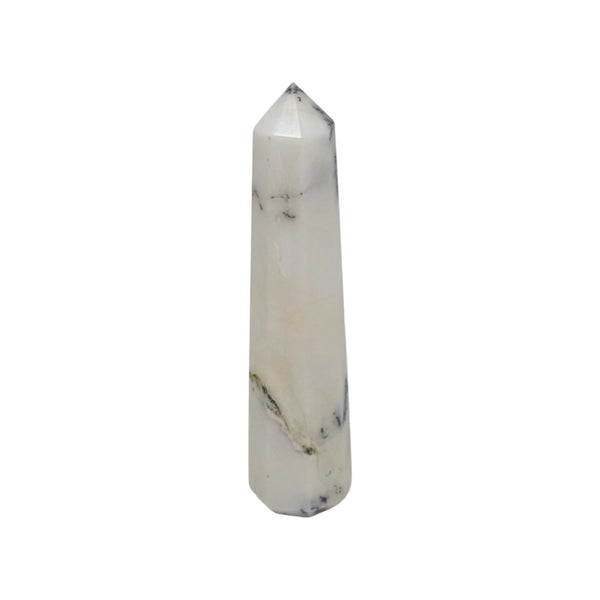 Dendritic Agate Crystal Tower Point