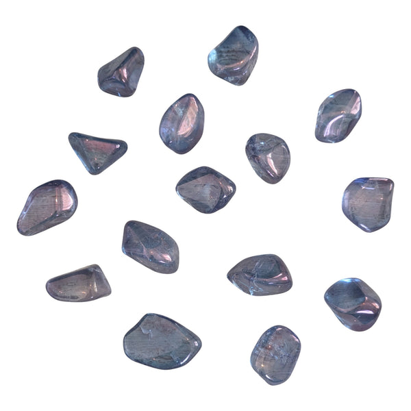 Tanzine Aura Quartz Crystal Tumblestone - Psychic Gemstone - Aura Crystals - UK Crystal Shop