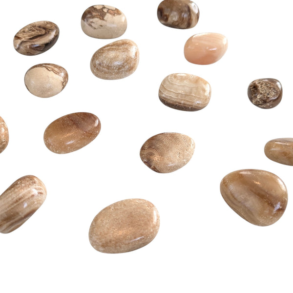 Root Beer Himalayan Calcite Tumblestone - Rare Gemstone - Grounding Energy - Root Chakra Stone
