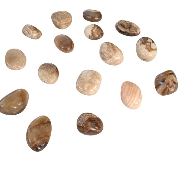 Root Beer Himalayan Calcite Tumblestone - Rare Gemstone - Grounding Energy - Root Chakra Stone