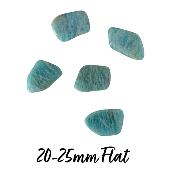 Amazonite Crystal Tumblestone - Stone of Hope, Crystal of Truth, Throat Chakra, Virgo Crystal, UK Crystal Shop