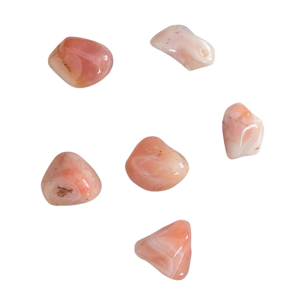 Apricot Agate Crystal Tumblestone - Yin & Yang Stone - Chakra Stone - Creativity & Passion