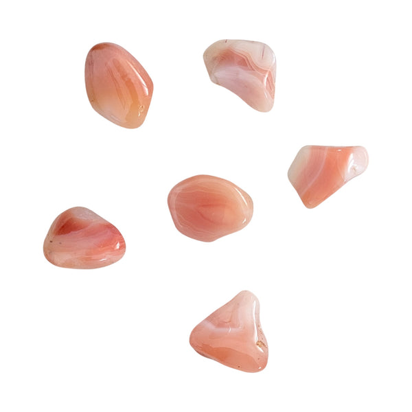 Apricot Agate Crystal Tumblestone - Yin & Yang Stone - Chakra Stone - Creativity & Passion