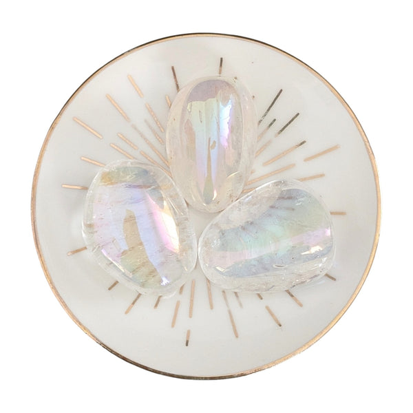 Angel Aura Quartz Tumblestone