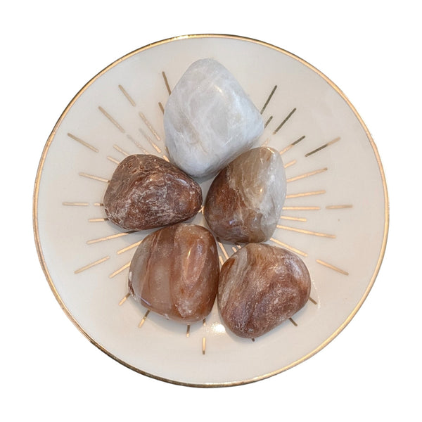 Anhydrite Crystal Tumblestone - Spiritual Stone - Aquarius Birthsign - Crown Chakra - Balance Emotions