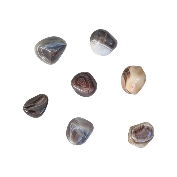 Botswana Agate Crystal Tumblestone - Stone of Change - Stone for Transition - Chakra Stone