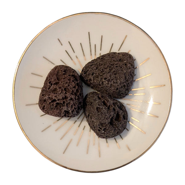 Brown Lava Tumblestone - Volcanic Stones - New Beginnings - Tranquility & Calm - Root Chakra