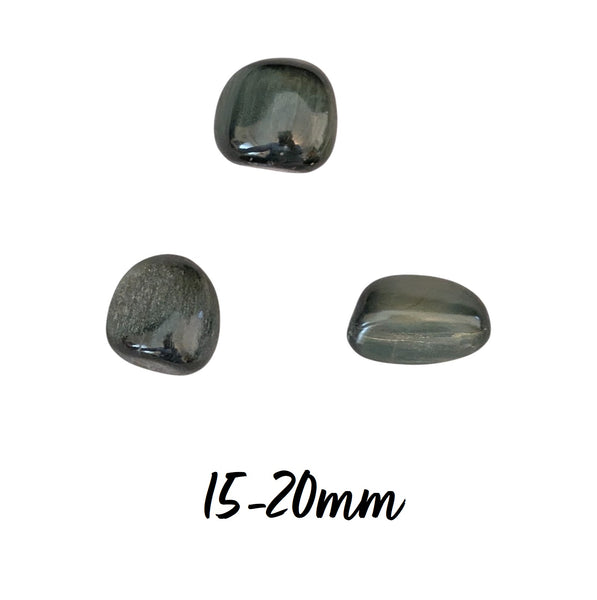 Cats Eye (Silver/Natural) Tumblestone