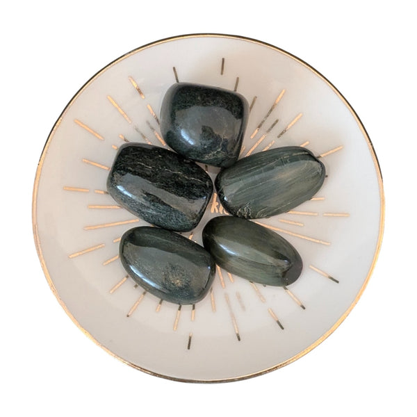 Cats Eye (Silver/Natural) Tumblestone