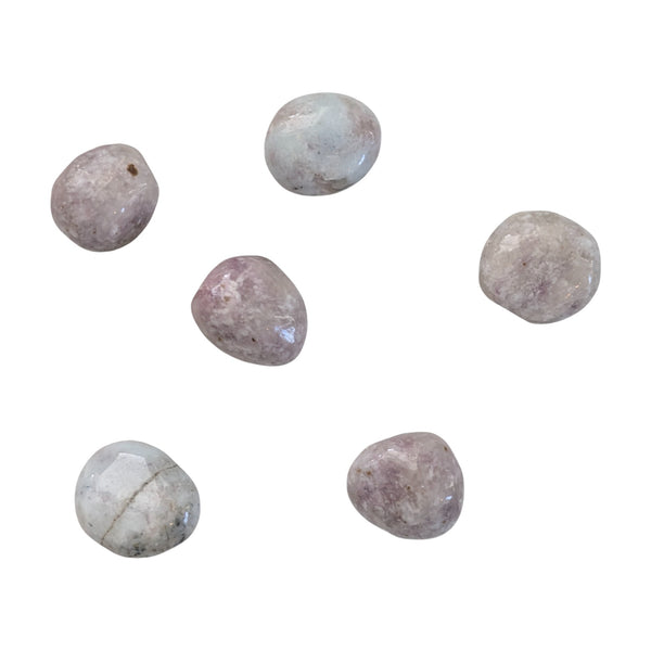 Cleavelandite with Lepidolite Inclusions Tumblestone - Rare Stones - Crown Chakra - Stone for Libra