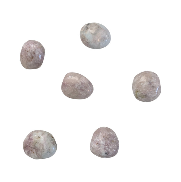 Cleavelandite with Lepidolite Inclusions Tumblestone - Rare Stones - Crown Chakra - Stone for Libra