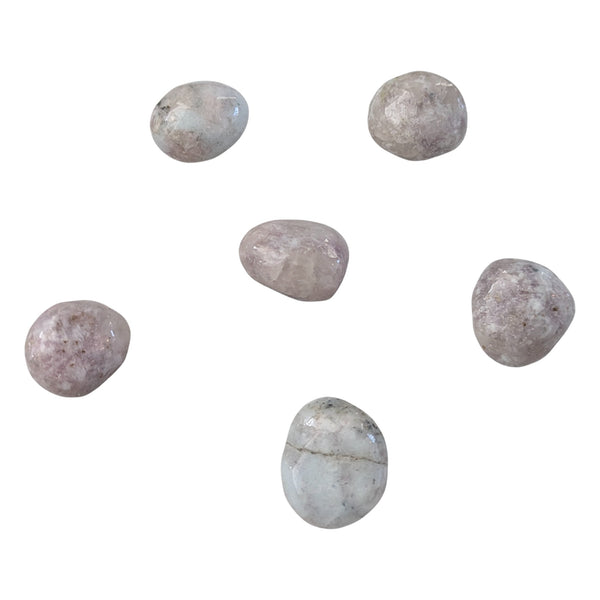 Cleavelandite with Lepidolite Inclusions Tumblestone - Rare Stones - Crown Chakra - Stone for Libra