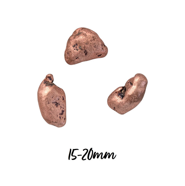 Copper Tumblestone - Chakra Stone - Stone for Sagittarius - Positivity & Goodness