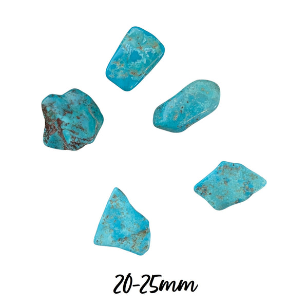 Turquoise (Mexican) Tumblestone - Genuine Gemstones - UK Crystal Seller - Ethically Sourced