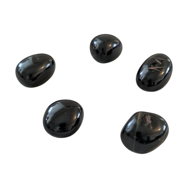 Black Jade Crystal Tumblestone - Root Chakra - Stone for Taurus - Nephrite - Wisdom & Protection