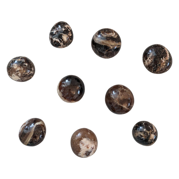 Black Opal Crystal Tumblestone - Stone of Confidence & Strength - Healing Crystals - Root Chakra