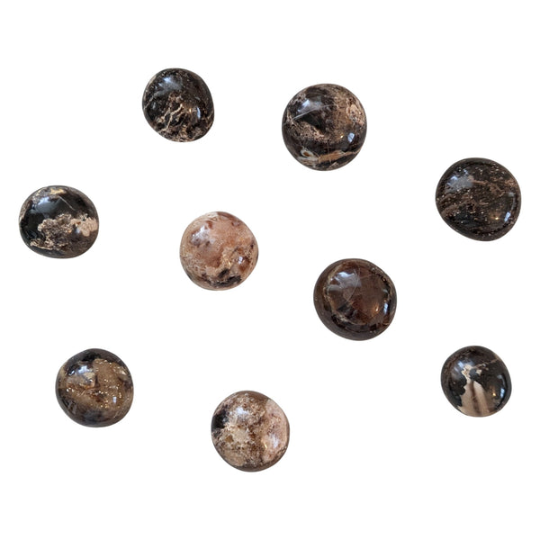 Black Opal Crystal Tumblestone - Stone of Confidence & Strength - Healing Crystals - Root Chakra