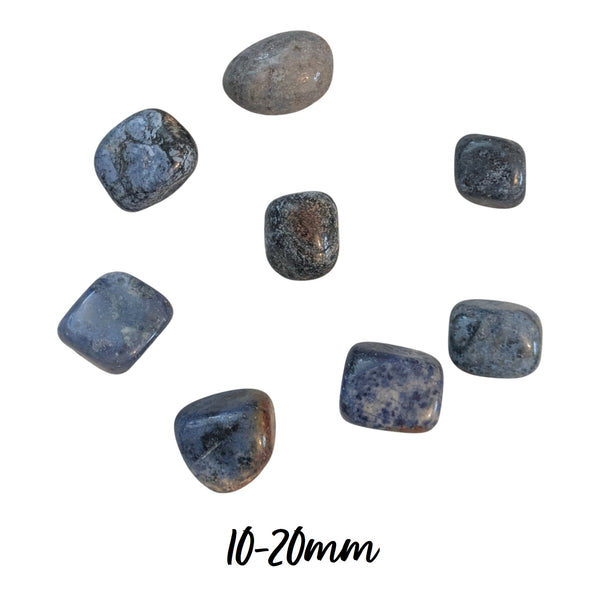 Dumortierite Tumblestone - Self Empowerment Stone - Throat Chakra - Third Eye Chakra - Capricorn Gemstone