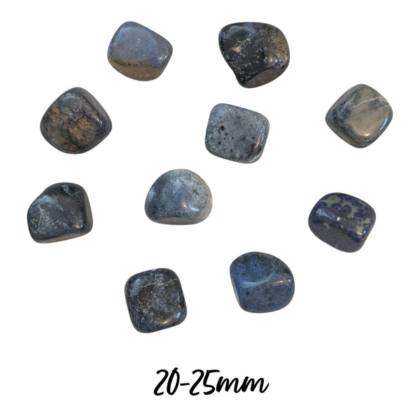 Dumortierite Tumblestone - Self Empowerment Stone - Throat Chakra - Third Eye Chakra - Capricorn Gemstone