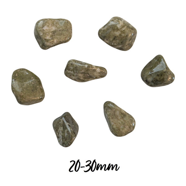 Epidote Snowflake Tumblestone