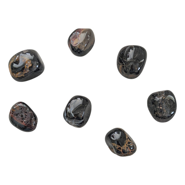 Fire Wood Agate Tumblestone