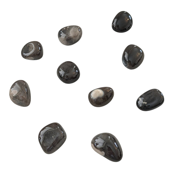 Flint (Black/Brown) Tumblestone