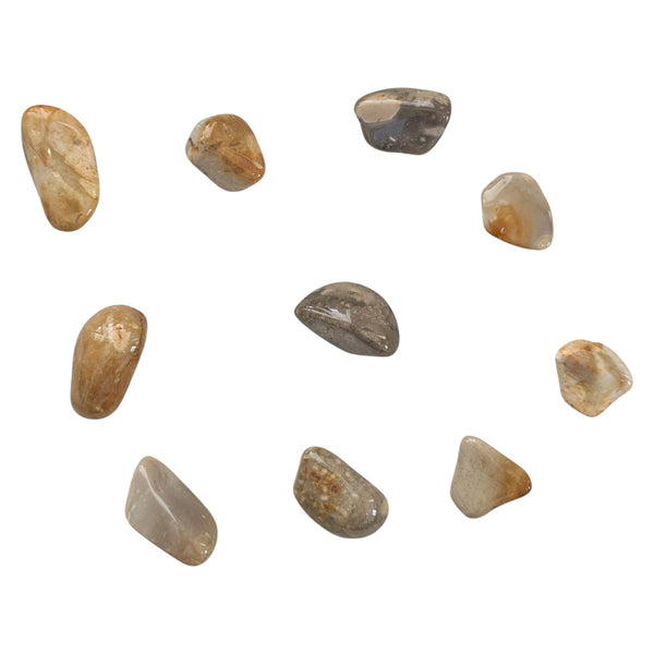 Crop Circle Tumblestone - Natural Flint - The Awakening Stone - Chakra Stone
