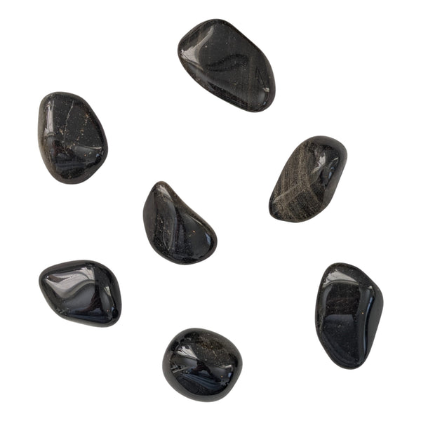 Gold Sheen Obsidian Tumblestone