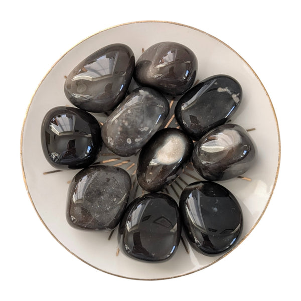 Flint (Black/Brown) Tumblestone