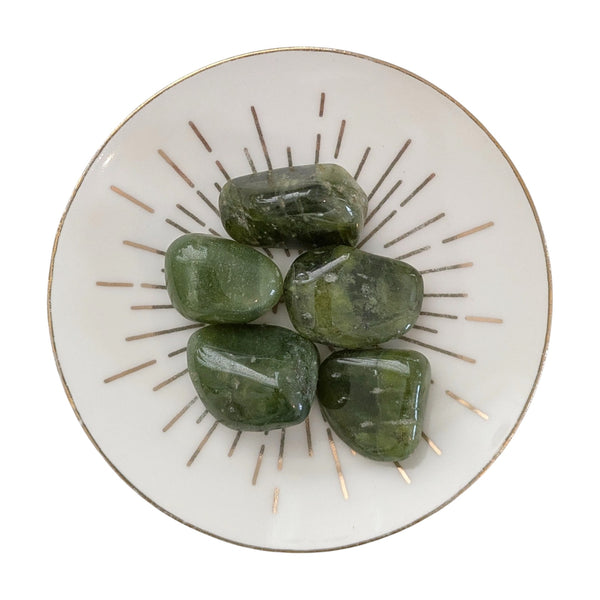 Idocrase (Vesuvianite) Tumblestone - Balance & Harmony - Heart Chakra - Rare Pocket Crystals