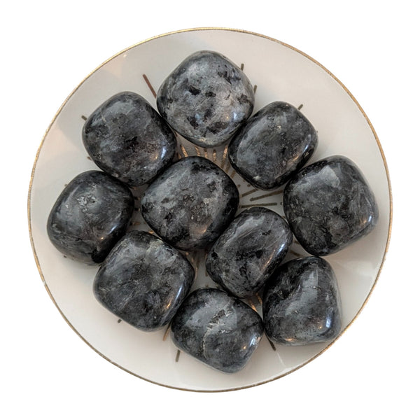Larvikite Tumblestone - Protection Stone - Compassion - Grounding - Norwegian Gemstone