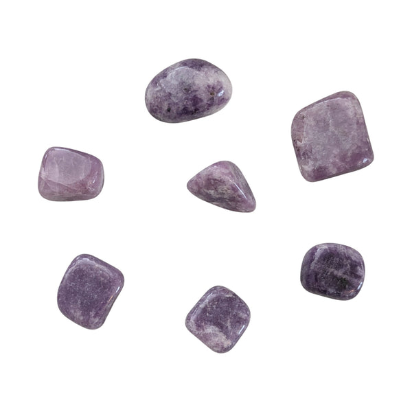 Lepidolite (Light) Crystal Tumblestone - Peace Stone - UK Crystal Seller - Genuine Gemstones - Ethically Sourced - Self Care