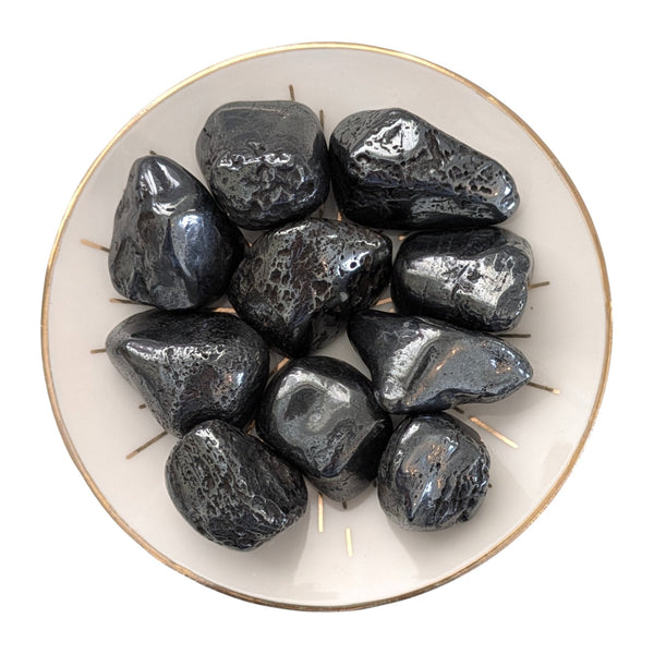 Manganese Tumblestone - Endurance, Resilience & Emotional Strength - Root Chakra Stone