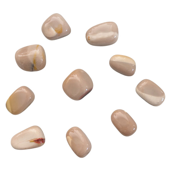 Mookaite Jasper (Cream) Tumblestone
