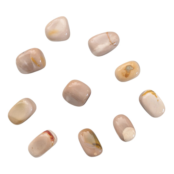Mookaite Jasper (Cream) Tumblestone