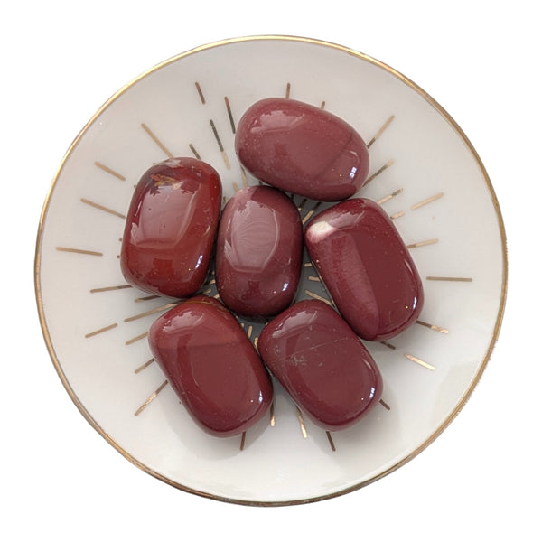 Mookaite Jasper (Red) Tumblestone - Nurturing Stone - Root Chakra