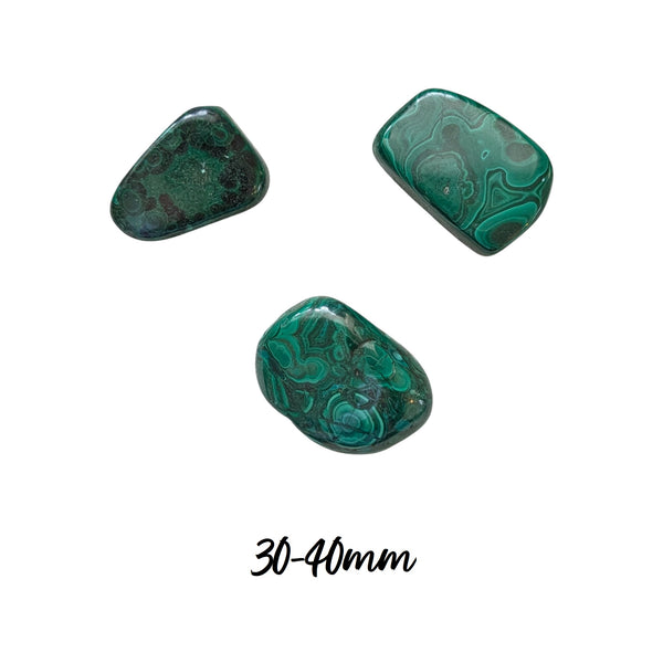 Malachite Tumblestone - Stone of Transformation - Manifestation & Intention Stone - Travel