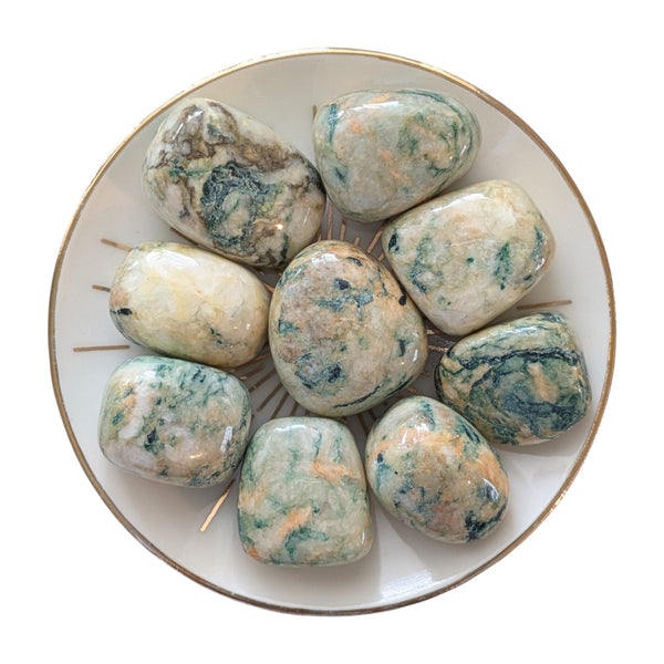 Mariposite Tumblestone - Calm & Balance - Heart & Throat Chakra - Chromphengite