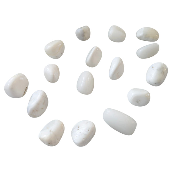 Mother Of Pearl Tumblestone - Nacre - Calm, Balance & Emotional Clarity - Third Eye Chakra