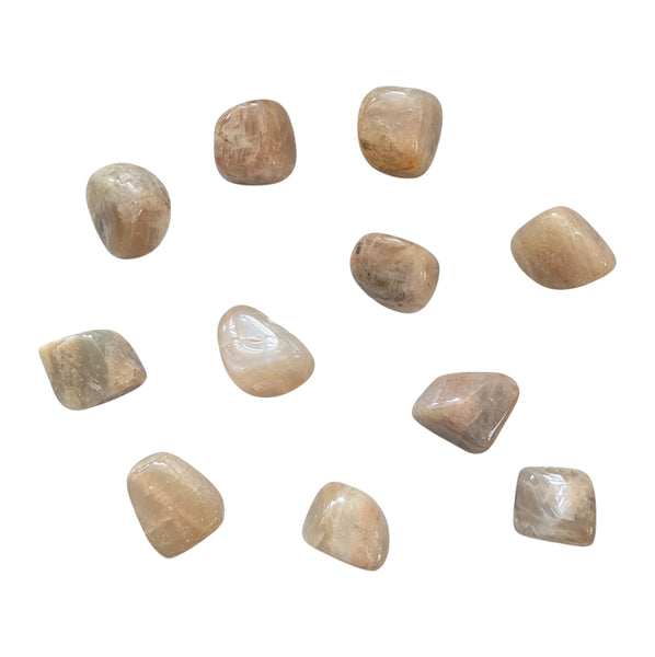 Moonstone (Cream) Tumblestone