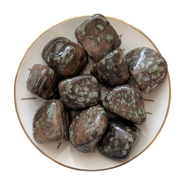 Nunderite Tumblestone - Rare Gemstone - Calming Stone - Heart & Root Chakra