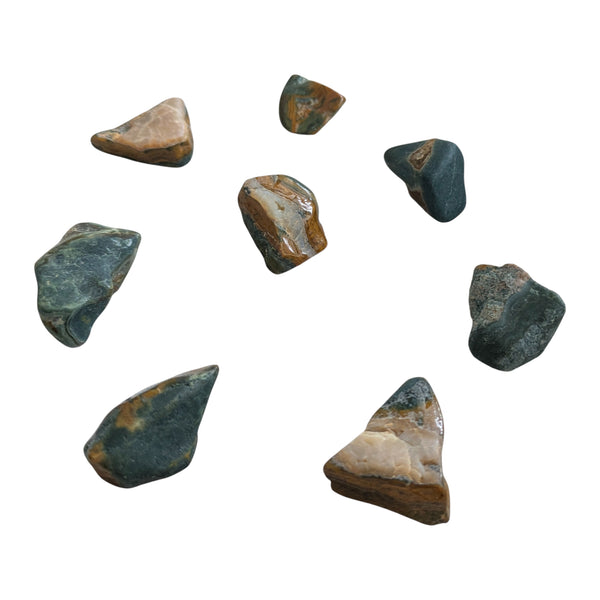 Orpheus Agate Tumblestone - Inner Stability &  Self-Confidence - Root Chakra - Stone for Gemini