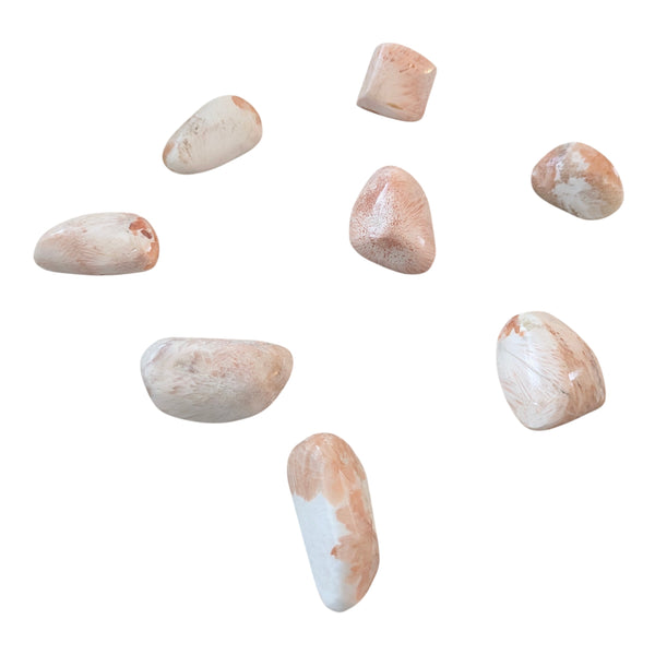 Pink Scolecite Tumblestone