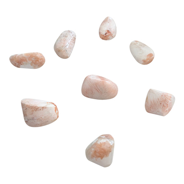Pink Scolecite Tumblestone